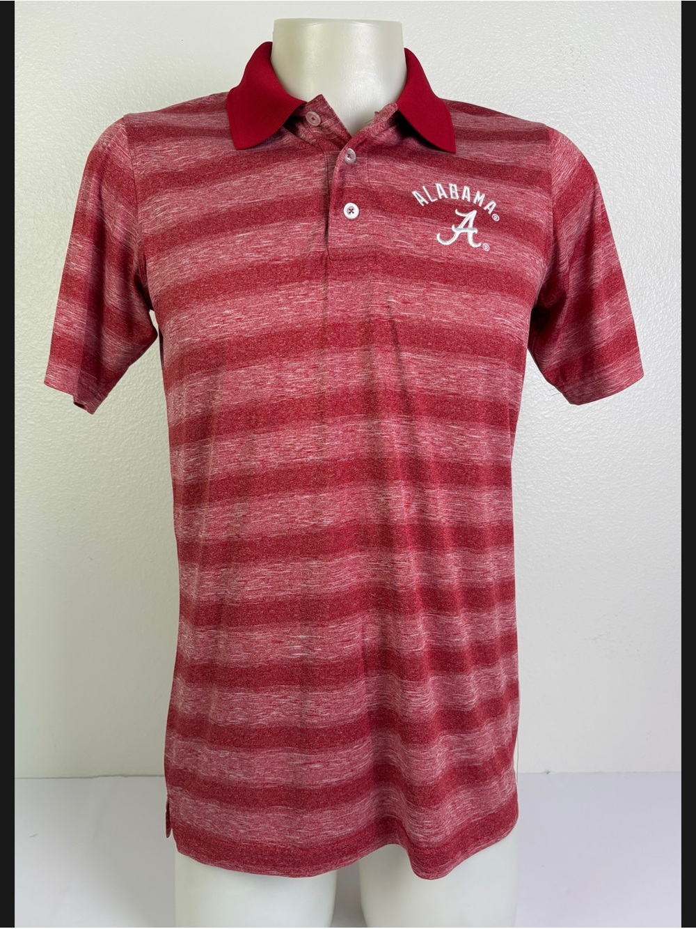 Alabama Crimson Tide Russell Athletic Polo
Shirt Men's M Red NCAA Embroidered